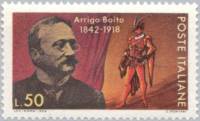 (№1968-1275) Марка Италия 1968 год "Арриго Бойто", Гашеная
