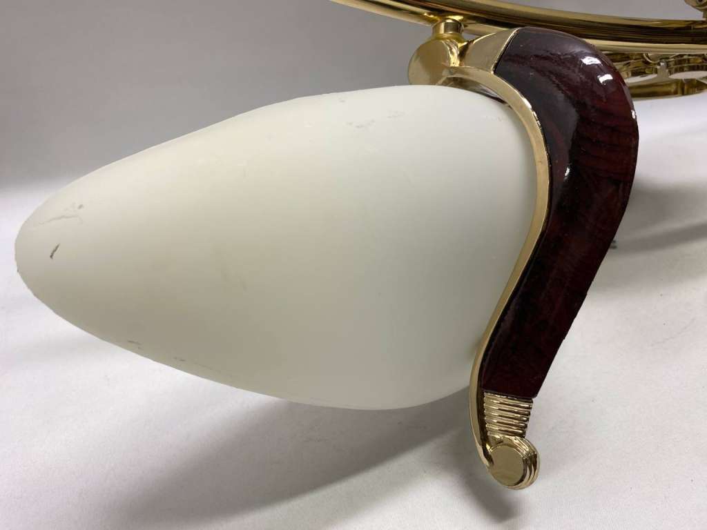 Люстра потолочная 3х рожковая для 6 ламп