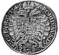 (№1646km929.1) Монета Австрия 1646 год 1 Thaler