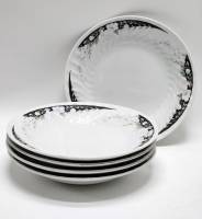 Тарелки суповые фарфор Китай 5 штук 