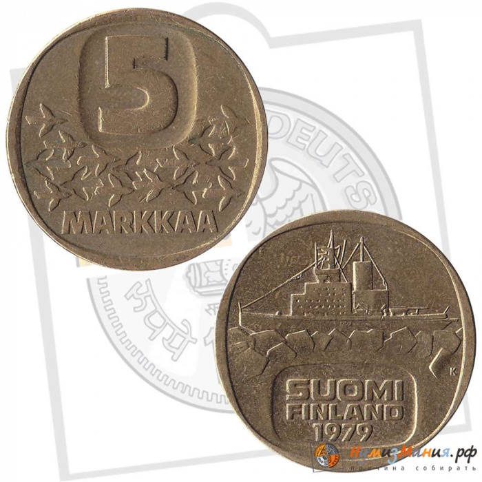() Монета Финляндия 1979 год   &quot;&quot;     VF