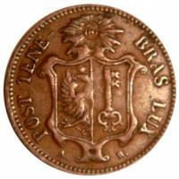 (№1847km132(geneva)) Монета Швейцария 1847 год 1 Rappen