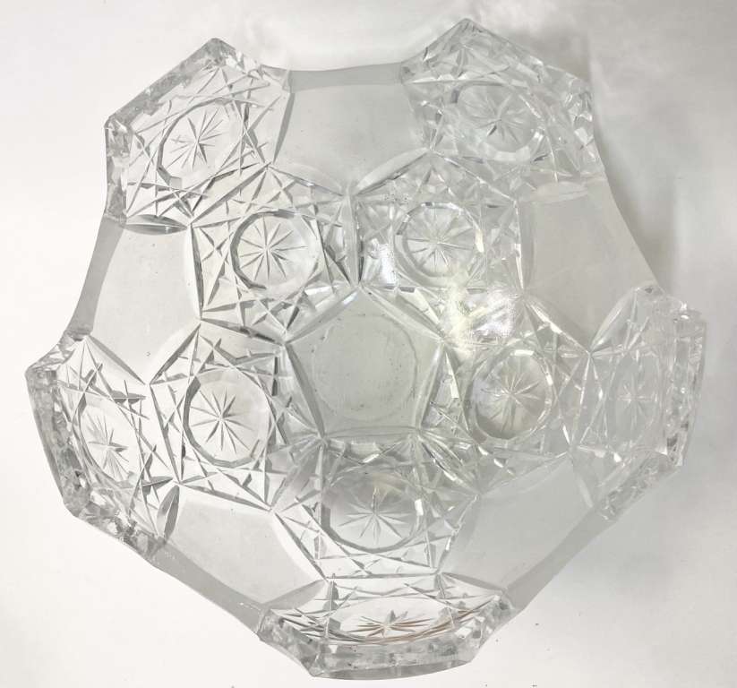 Салатник ваза футбольный мяч хрусталь 