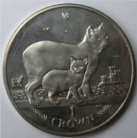 (2012) Монета Остров Мэн 2012 год 1 крона "Мэнкс"  Медь-Никель  UNC