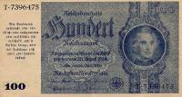 (№1945P-190a) Банкнота Германия 1945 год "100 Reichsmark"
