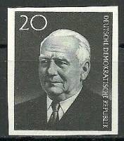 (1960-039) Марка Германия (ГДР) "Вильгельм Пик"    Смерть президента II Θ