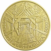 (№2013km141) Монета Чехия 2013 год 5,000 Korun (Крытый деревянный мост в Ленора)