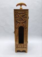 Футляр Короб для бутылки Крикова Cricova дерево резьба 