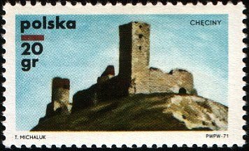 (1971-009) Марка Польша &quot;Чечинский Замок&quot;    Замки III Θ