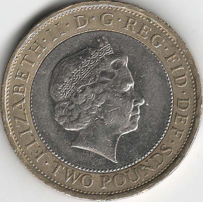 (2007) Монета Великобритания 2007 год 2 фунта &quot;Отмена работорговли&quot;  Биметалл  VF