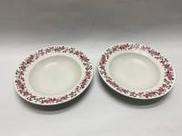 Тарелки суповые 2 шт Чехословакия