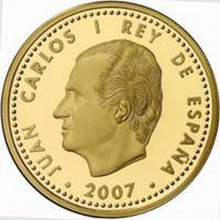 (№2007km1136) Монета Испания 2007 год 200 Euro (The Europa Program ndash; 50th Anniversary of the Tr