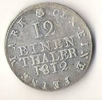 (№1806km1049.1) Монета Германия (Германская Империя) 1806 год 1/12 Thaler