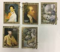 --  Набор марок Верхняя Вольта 5 шт.  Гашёные , III Θ