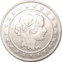 (№1924km526) Монета Бразилия 1924 год 2,000 Reacute;is