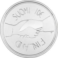 (№2017) Монета Финляндия 2017 год 10 Euro (Столетний страны)