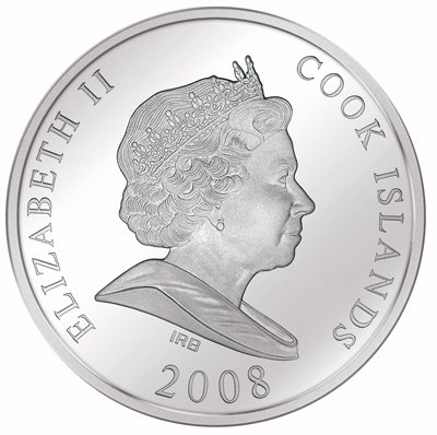 (2008) Монета Острова Кука 2008 год 10 долларов &quot;Башни Петронас&quot;  Серебро Ag 999  PROOF