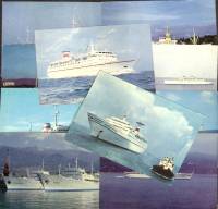 Набор открыток "Корабли", 19 шт.