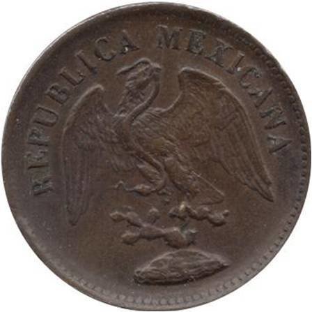 (1898) Монета Мексика 1898 год 1 центаво   Медь  UNC