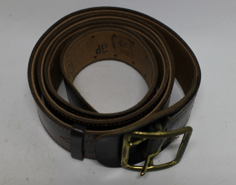 Ремень, офицерский, натуральная кожа, СССР (сост. на фото)