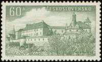 (1955-043) Марка Чехословакия "Йиндржихув Градец"    Красоты нашей Родины III Θ