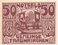 (№1920) Банкнота Австрия 1920 год "50 Heller"