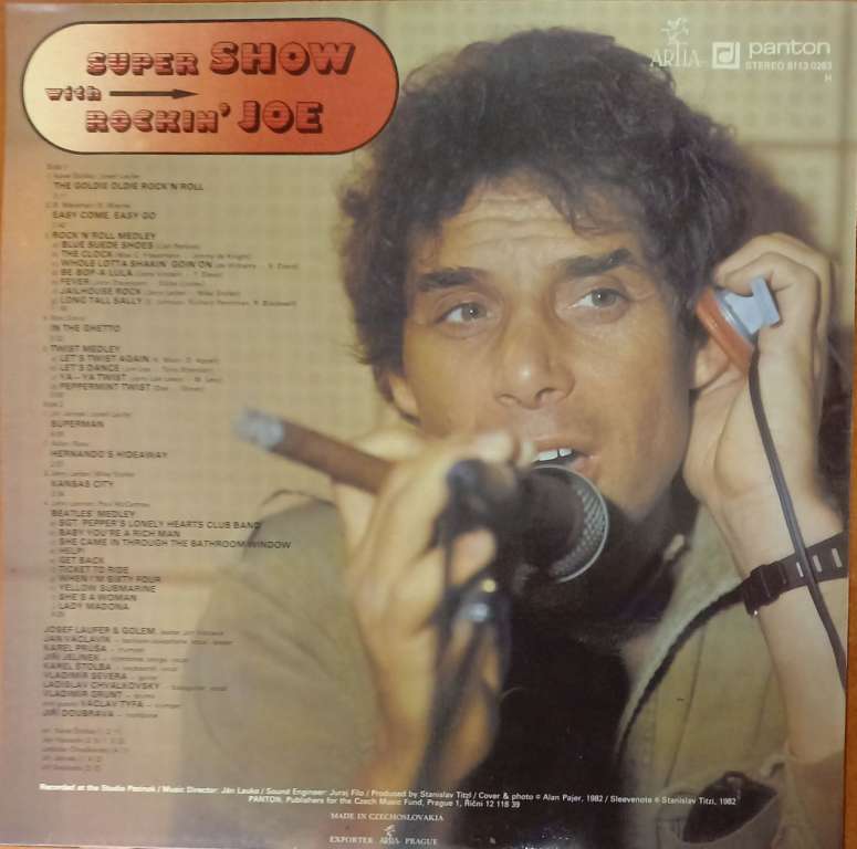 Пластинка виниловая , super Show with rockin` Joe Panton 300 мм. (Сост. отл.)