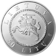 () Монета Литва 2004 год 50 лит ""   AU