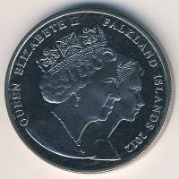 () Монета Фолклендские Острова 2012 год 1 крона ""   PROOF