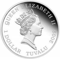 (№2009km101) Монета Тувалу 2009 год 1 Dollar (Английский пират капитан Калико Джек псевдоним Джон Рэ