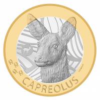 (2019) Монета Швейцария 2019 год 10 франков "Косуля"  Биметалл  UNC