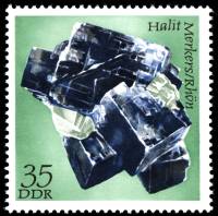 (1972-011) Марка Германия (ГДР) "Галит"    Минералы III Θ