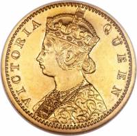 (№1870km474) Монета Индия 1870 год 5 Rupees