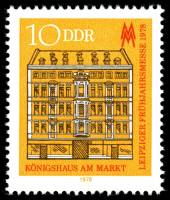 (1978-023) Марка Германия (ГДР) "Королевский дом"    Ярмарка, Лейпциг III Θ