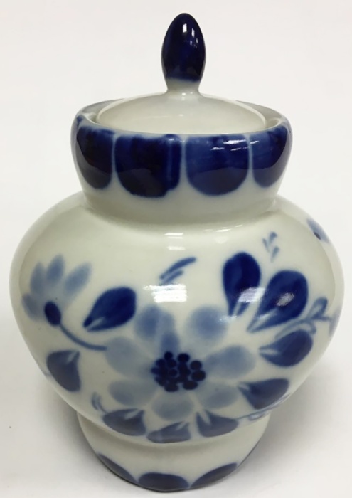 Чайница, фарфор, гжель (сост. на фото)