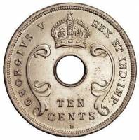 (№1920km14) Монета Восточная Африка 1920 год 10 Cents (Ч)