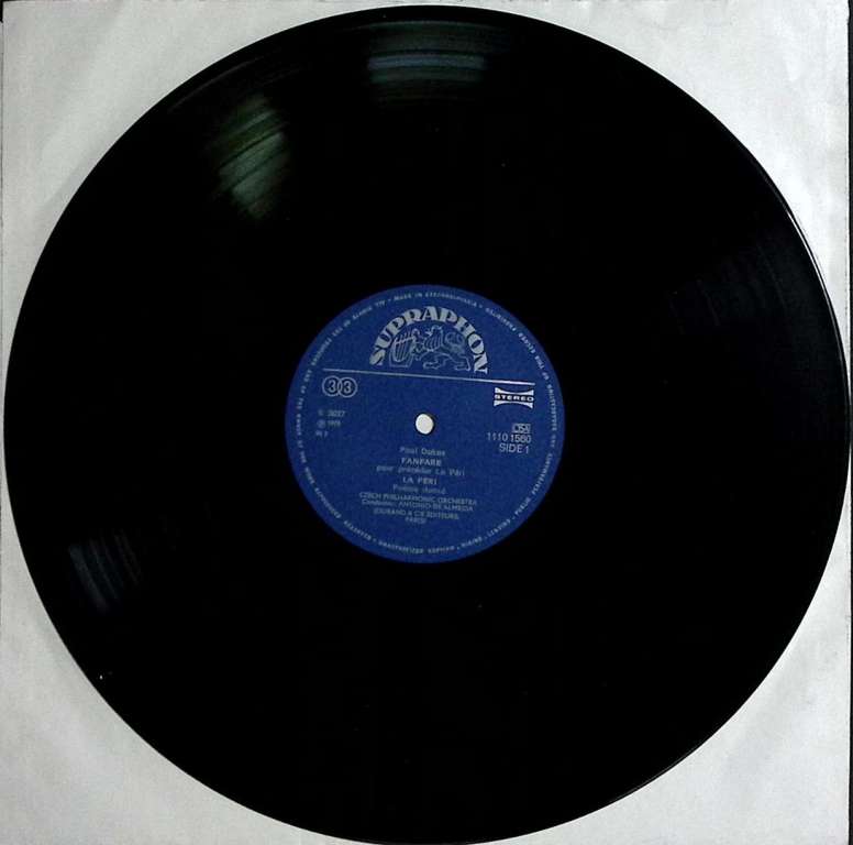 Пластинка виниловая ,  Supraphon 300 мм. Near mint