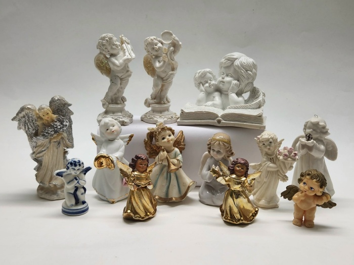 Статуэтки фигурки Ангелы коллекция 13 штук 
