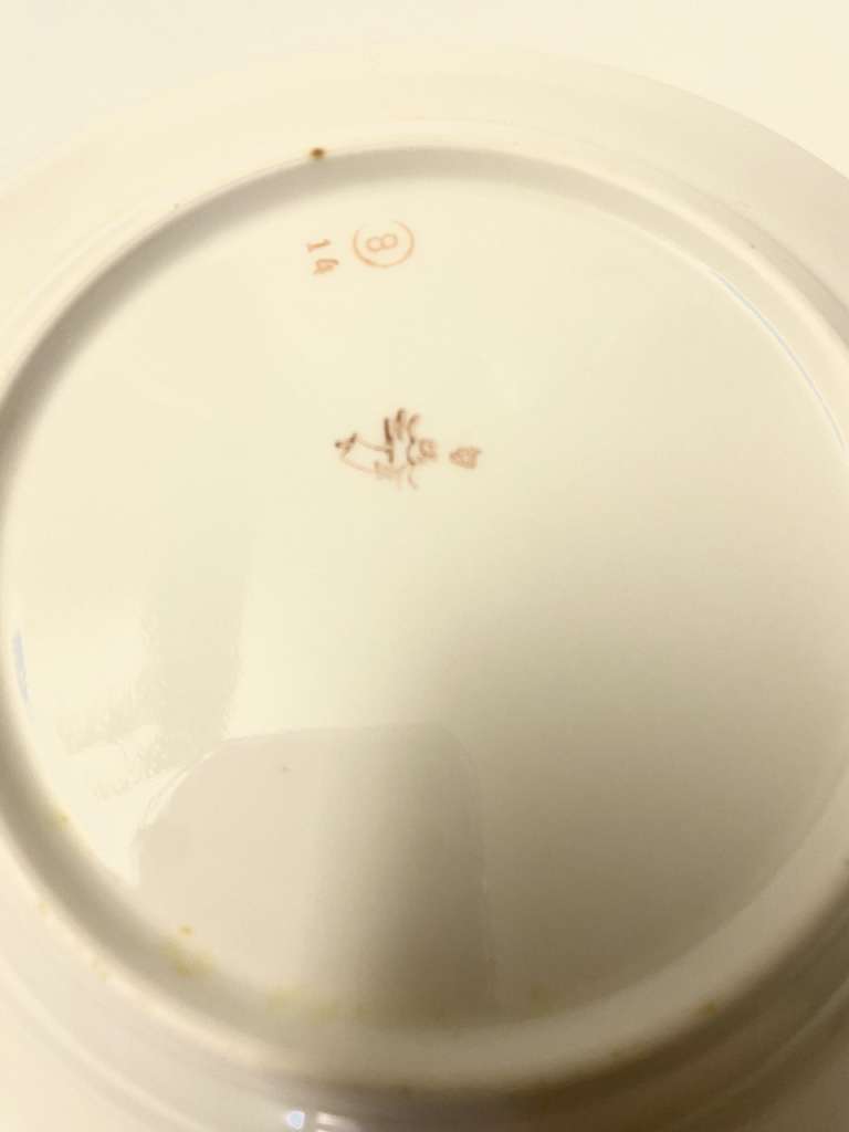 Тарелки десертные цветы Пролетарий 4 шт 