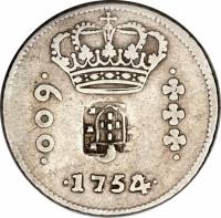 (№1809km299) Монета Бразилия 1809 год 640 Reacute;is