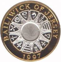 () Монета Остров Джерси 1997 год 2 фунта ""   UNC