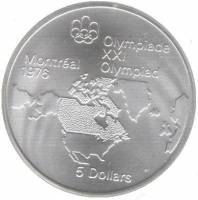 () Монета Канада 1973 год 5  ""    AU