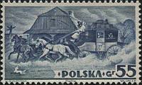 (№327-328) Набор марок Польша 1938 год (4 марки) "Пятая национальная филателистическая выставка Варш