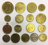 Набор копий редких монет Царской России и СССР, 17 шт