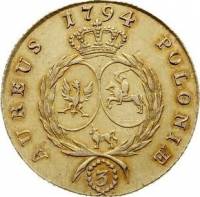 (№1794c73) Монета Польша 1794 год 3 Ducats