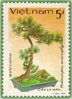 (1986-095a) Марка Вьетнам "Архатское дерево"  Без перфорации  Вьетнамский Бонсай III Θ
