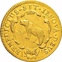 (№1696km61(bern)) Монета Швейцария 1696 год 1 Ducat (Торговля Чекана)