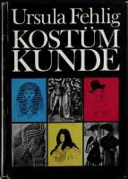 Книга Kostumkunde 1979 U. Fehlig ГДР Твёрдая обл. 208 с. С цв илл