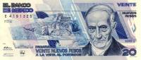 (№1992P-96a.7) Банкнота Мексика 1992 год "20 Nuevos Pesos"