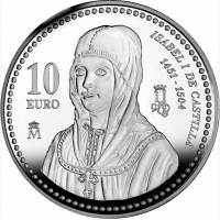() Монета Испания 2004 год 10 евро ""  Биметалл (Серебро - Ниобиум)  PROOF